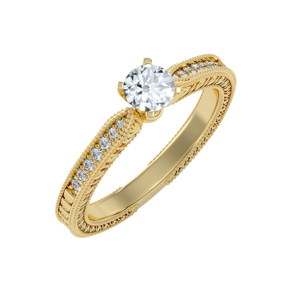 Beauteous Solitaire Ring - Nine