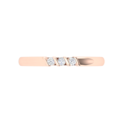 Beautiful Gala Tri Stone Ring - Seven