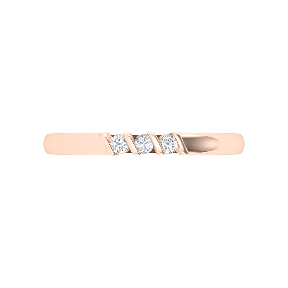 Beautiful Gala Tri Stone Ring In 925 Sterling Silver - Seven