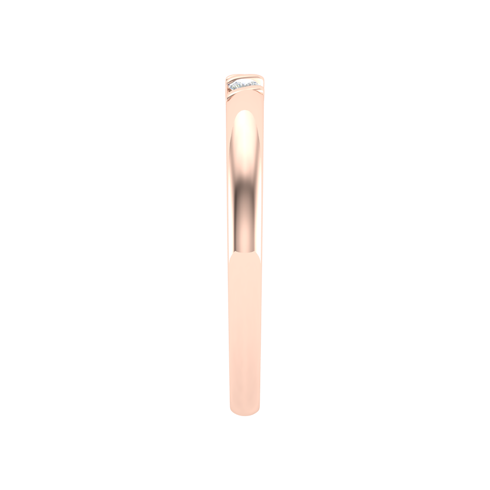 Beautiful Gala Tri Stone Ring - Eight