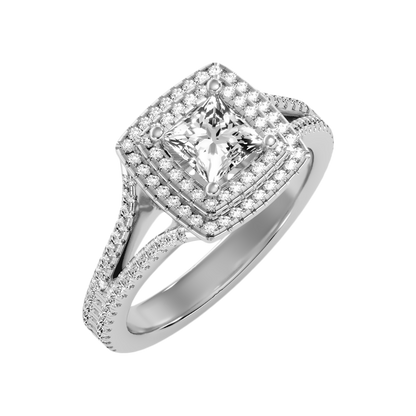 Beautiful Solitaire Ring In 925 Sterling Silver - One