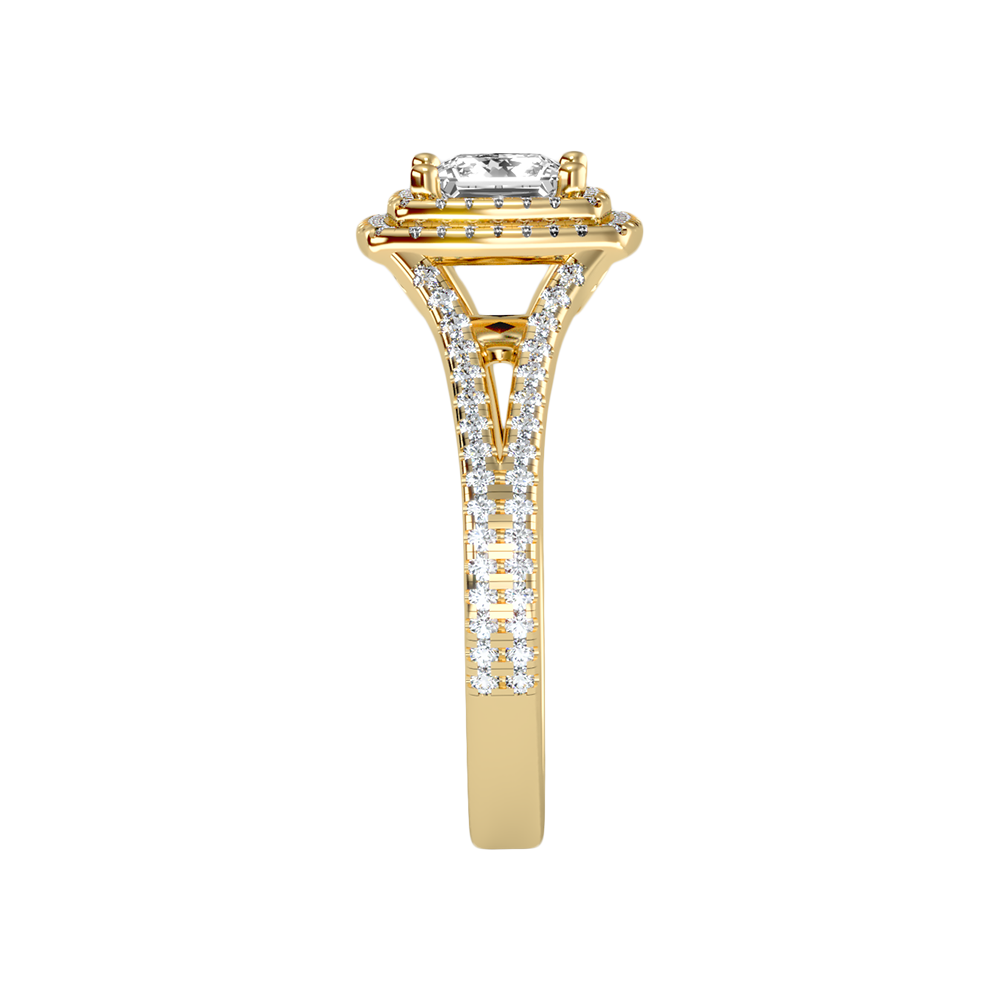 Beautiful Solitaire Ring In 925 Sterling Silver - Eleven