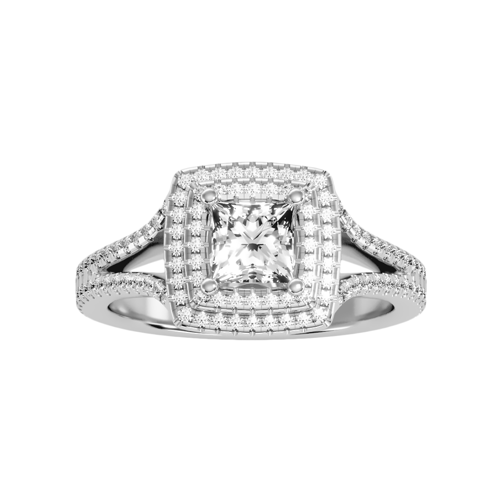 Beautiful Solitaire Ring In 925 Sterling Silver - Three