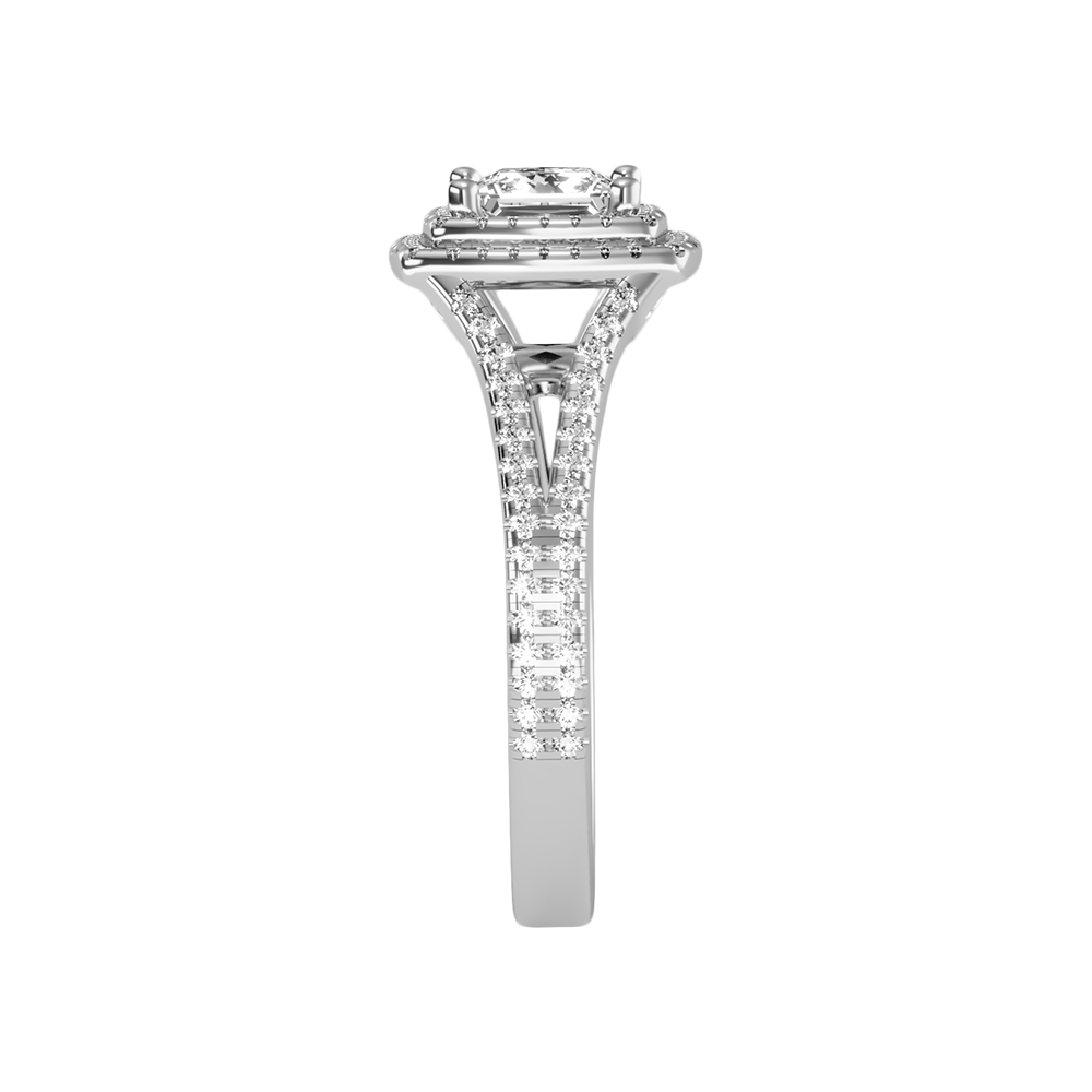 Beautiful Solitaire Ring In 925 Sterling Silver - Four