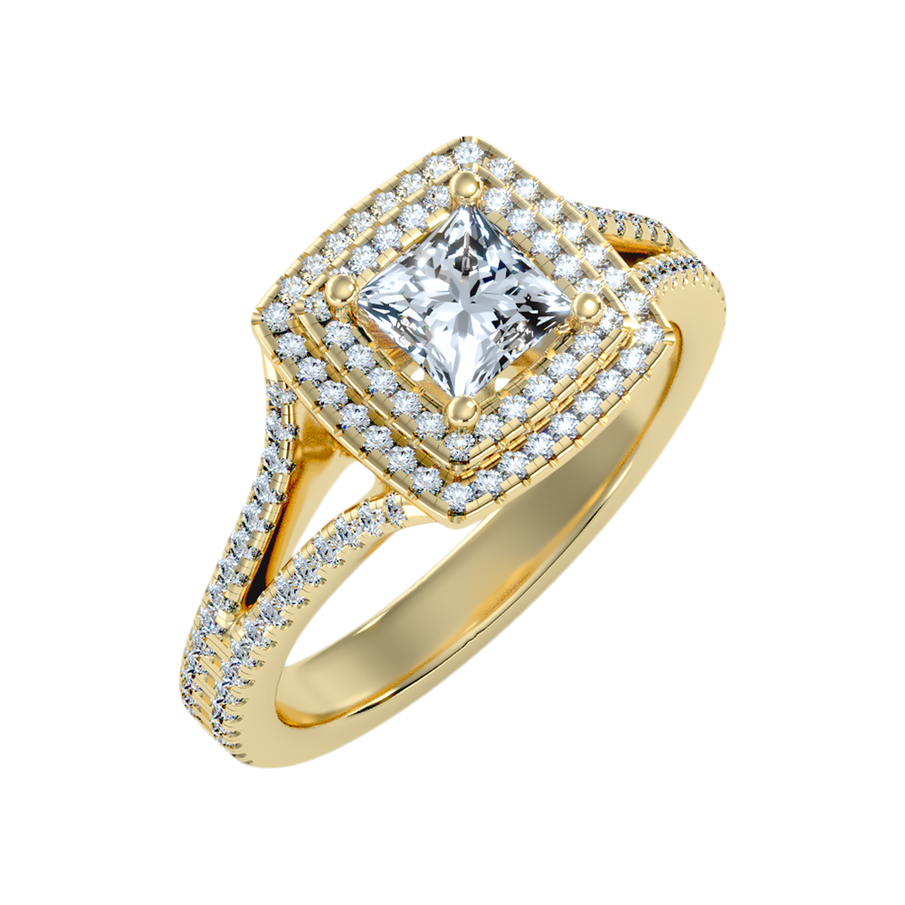 Beautiful Solitaire Ring - Nine
