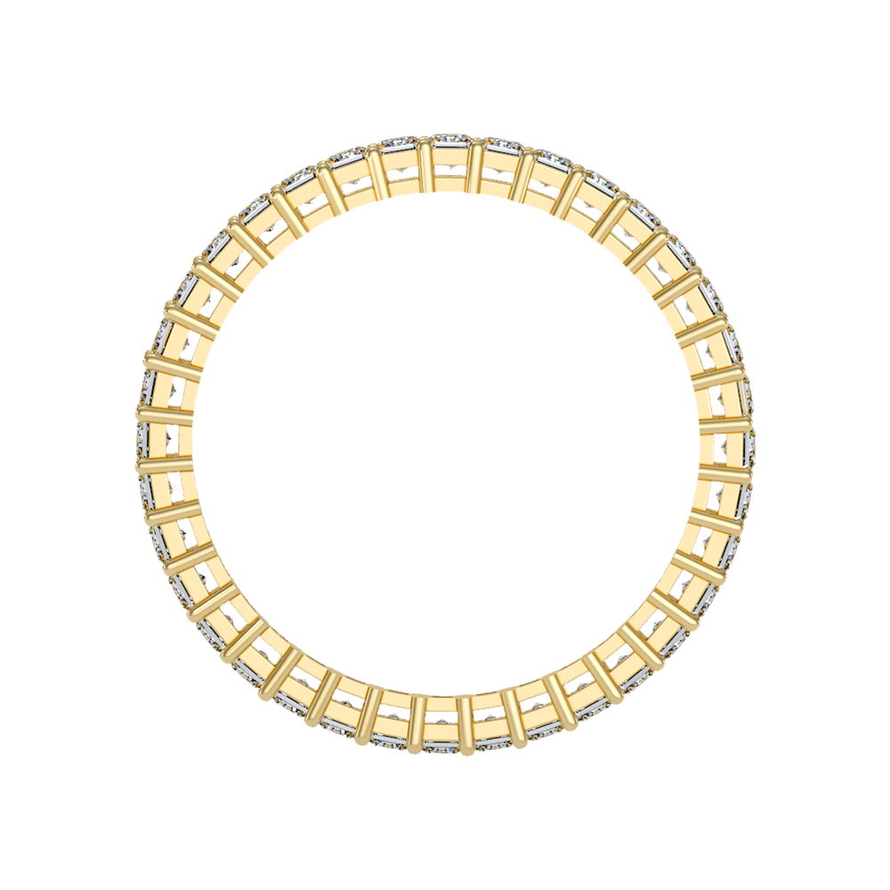 Beauty Eternity Band In 925 Sterling Silver - Ten