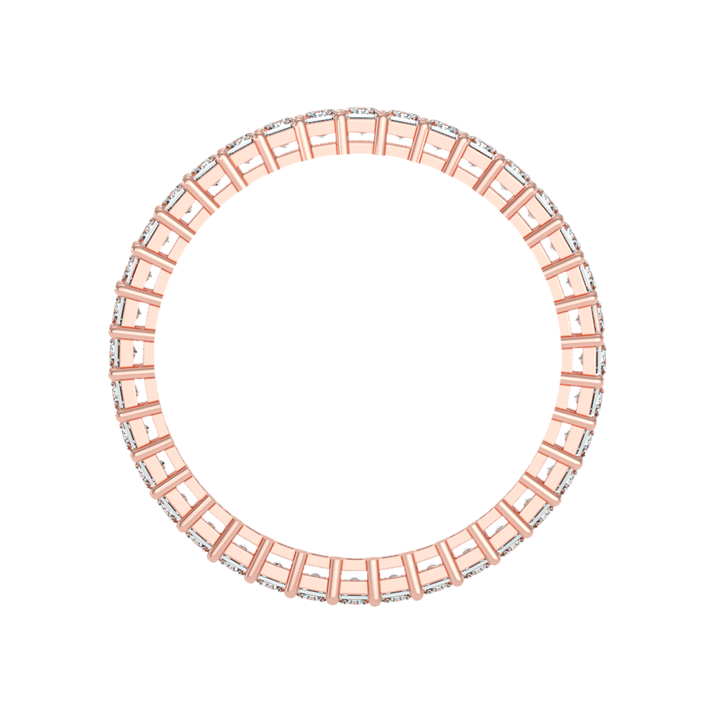 Beauty Eternity Band In 925 Sterling Silver - Four
