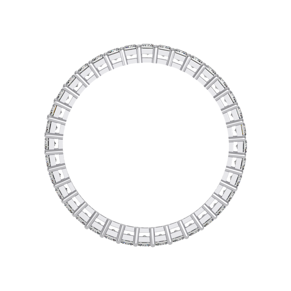 Beauty Eternity Band In 925 Sterling Silver - Six