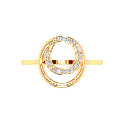Beauty Hoop Eternity Ring In 925 Sterling Silver - Eleven