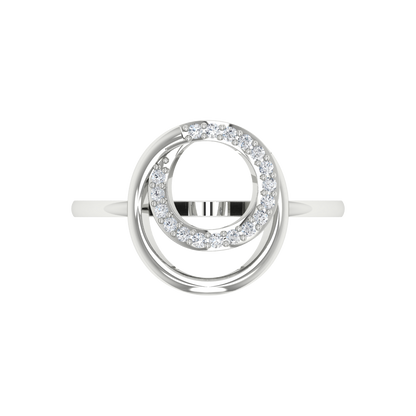 Beauty Hoop Eternity Ring In 925 Sterling Silver - Seven