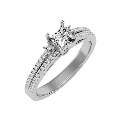 Bedazzled Solitaire Ring - Five
