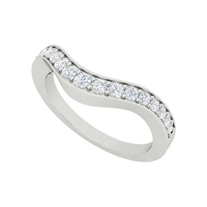 Bela Rozo Diamond Ring In 925 Sterling Silver - Five
