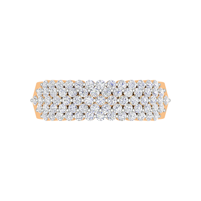 Believe Diamond Band In 925 Sterling Silver - Ten