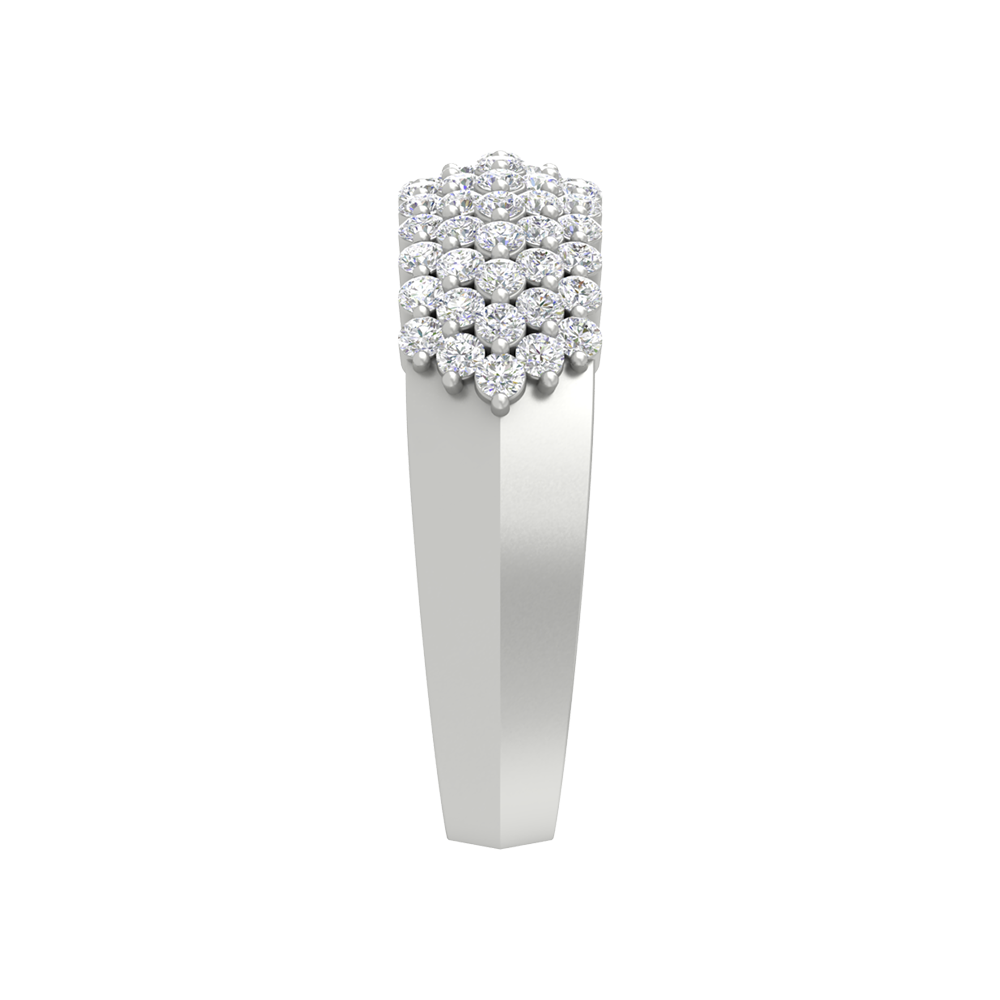 Believe Diamond Band In 925 Sterling Silver - Seven
