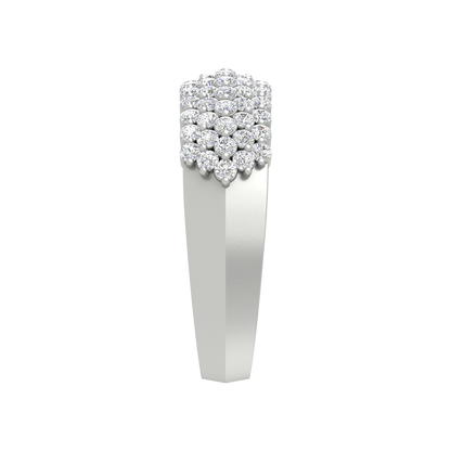 Believe Diamond Band In 925 Sterling Silver - Seven