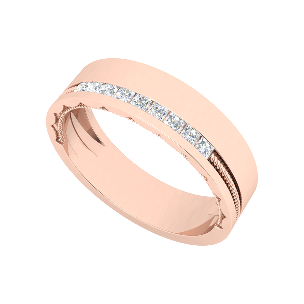 Bella Rosa Diamond Broad Band - One