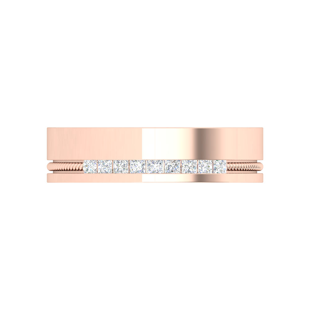 Bella Rosa Diamond Broad Band - Two