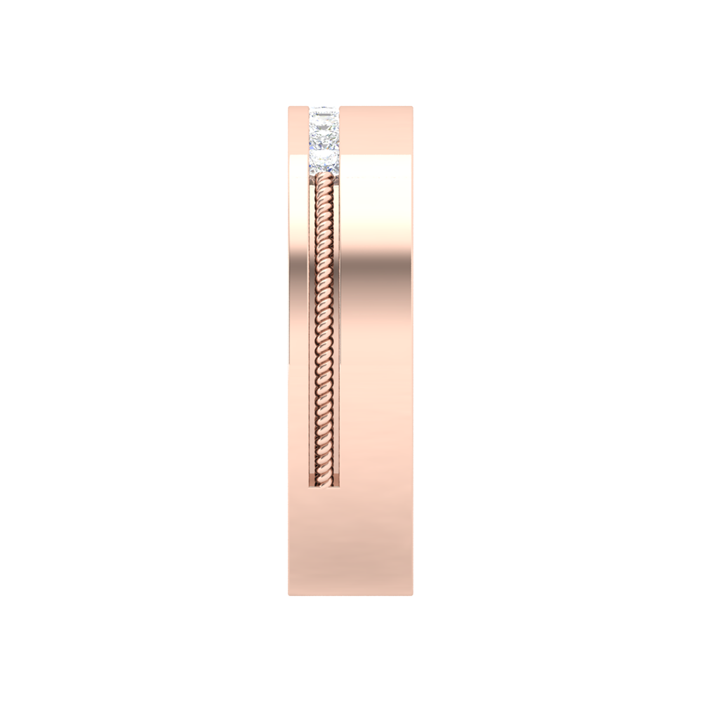 Bella Rosa Diamond Broad Band - Three