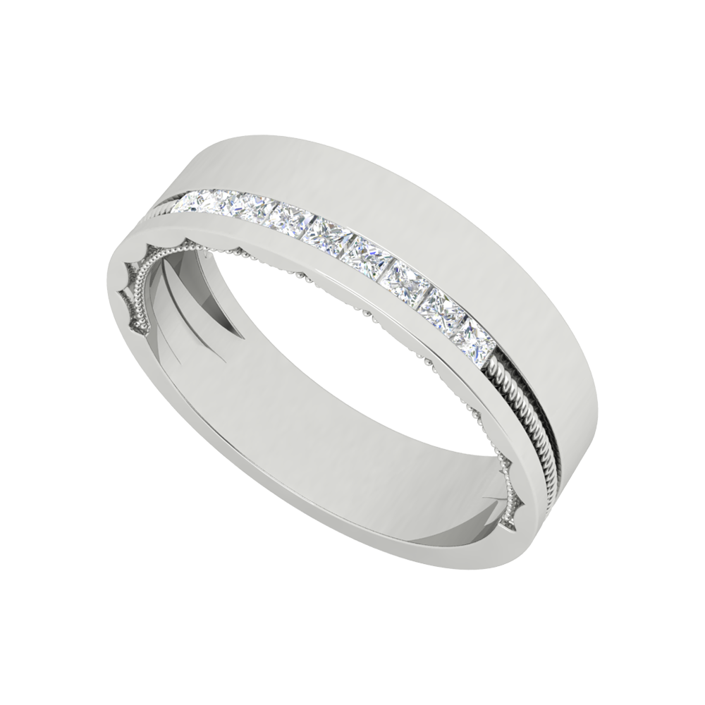 Bella Rosa Diamond Broad Band - Five