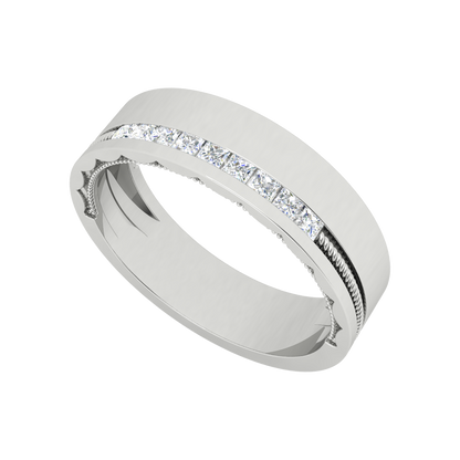Bella Rosa Diamond Broad Band - Five