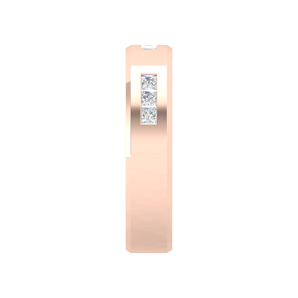 Belle Fleur Broad Band Ring In 925 Sterling Silver - Three