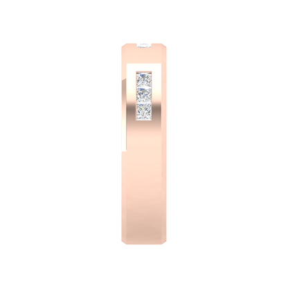 Belle Fleur Broad Band Ring - Three