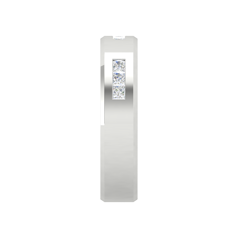 Belle Fleur Broad Band Ring In 925 Sterling Silver - Seven