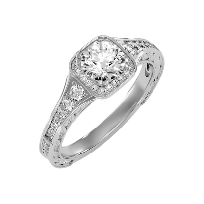 Belle Halo Ring - Three
