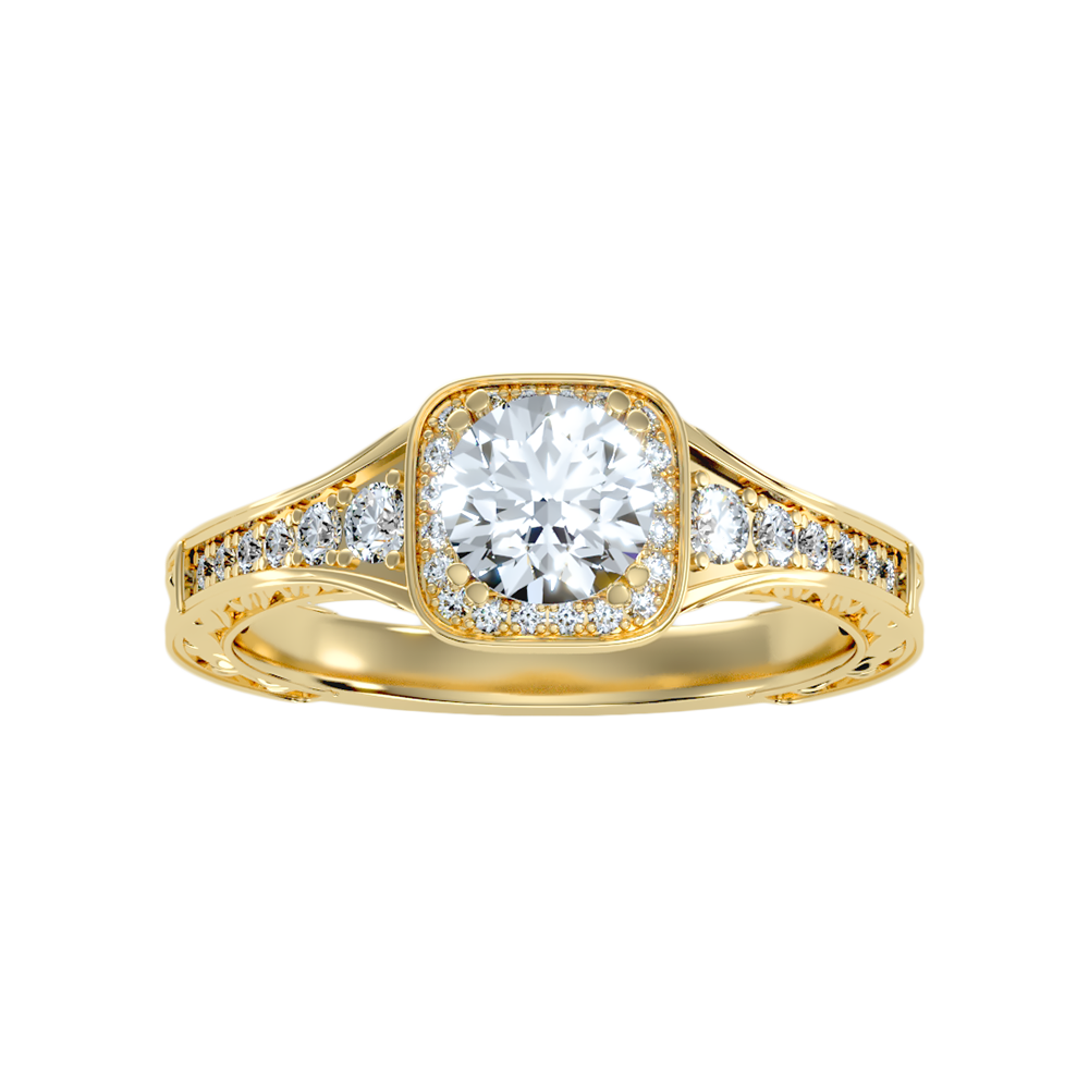 Belle Halo Ring - Seven