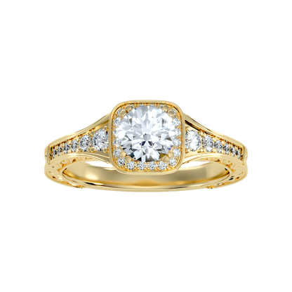 Belle Halo Ring - Seven