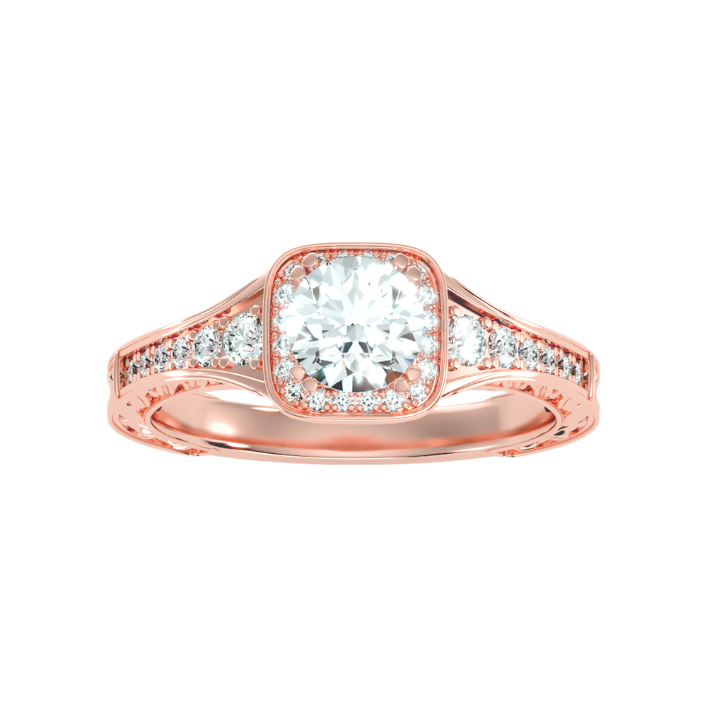 Belle Halo Ring - Nine