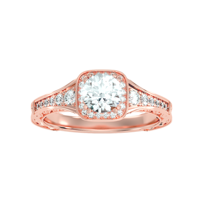 Belle Halo Ring - Nine