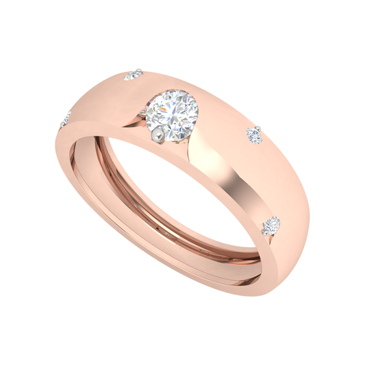 Belle Ring Broad Band Ring - One