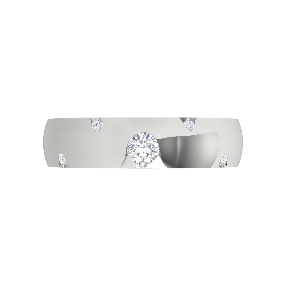 Belle Ring Broad Band Ring - Six