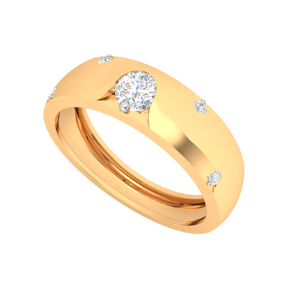 Belle Ring Broad Band Ring - Nine