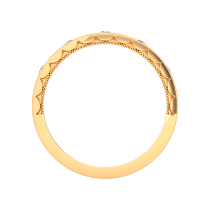 Belle Rose Broad Band Ring - Twelve