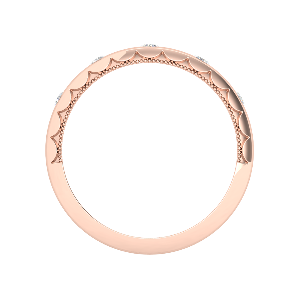 Belle Rose Broad Band Ring - Four