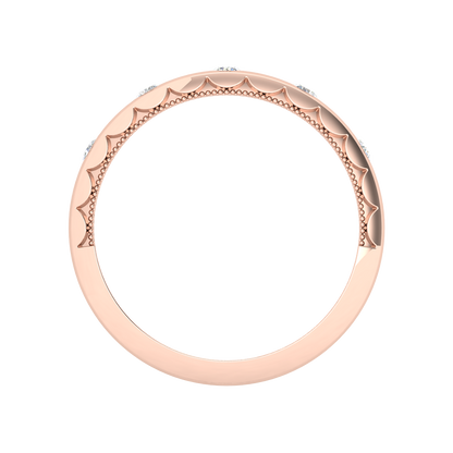 Belle Rose Broad Band Ring - Four