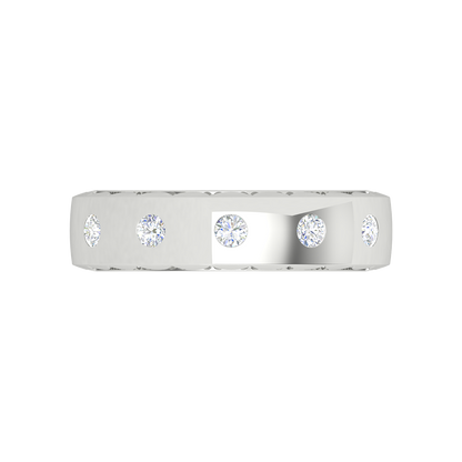 Belle Rose Broad Band Ring - Six