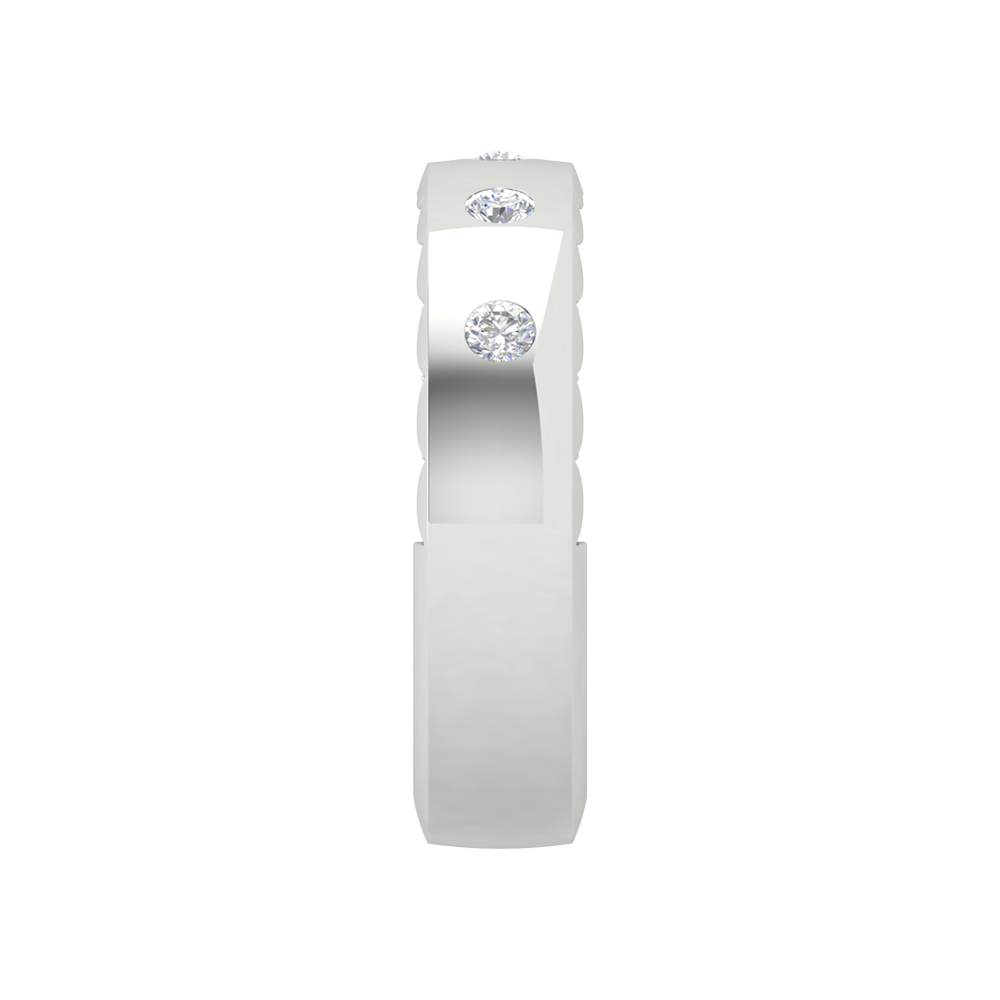Belle Rose Broad Band Ring - Seven