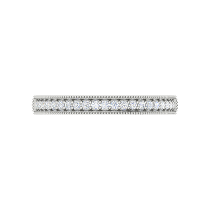 Bel Leve Eternity Ring In 925 Sterling Silver - Six