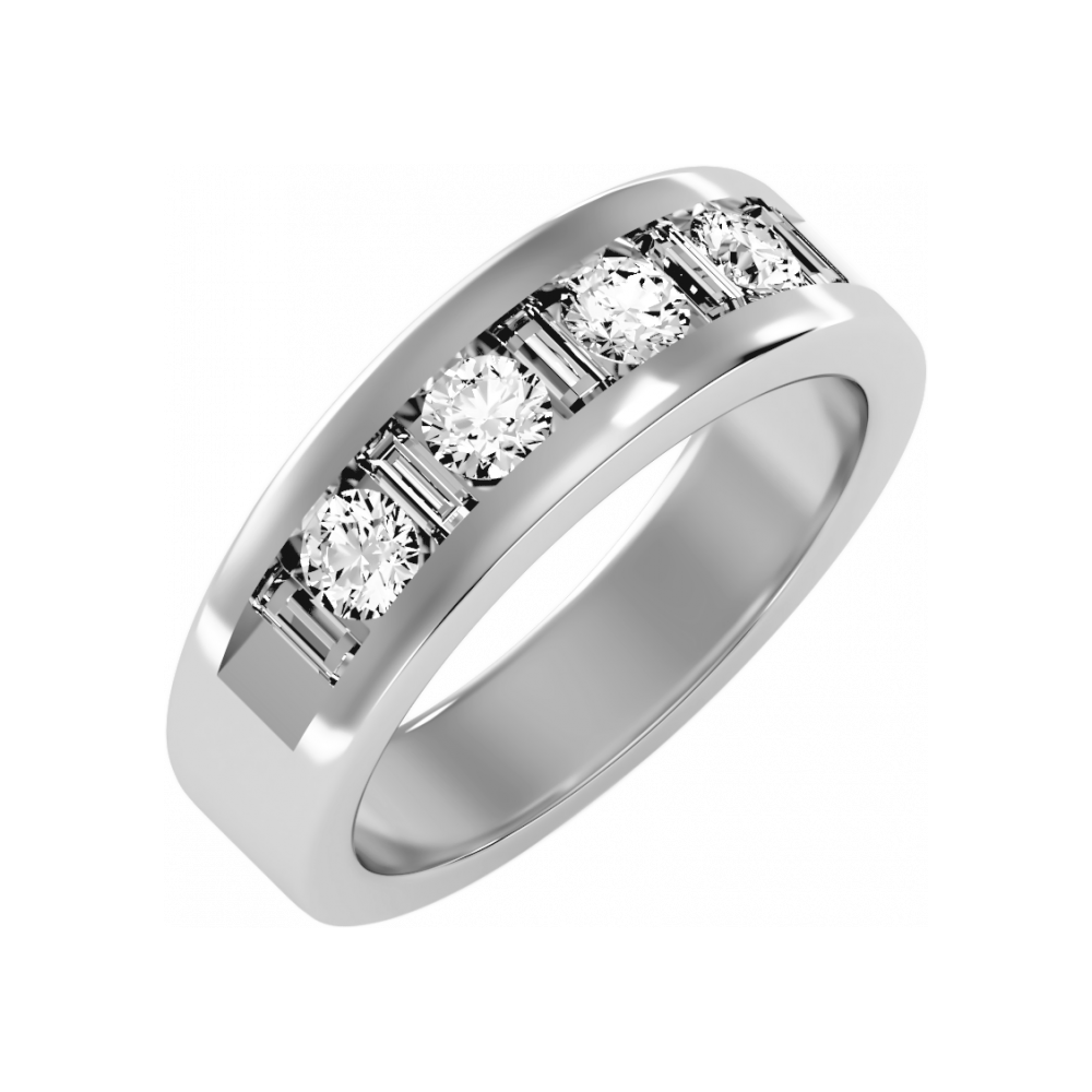 Besotted Dazzle Four Stone Band - Two
