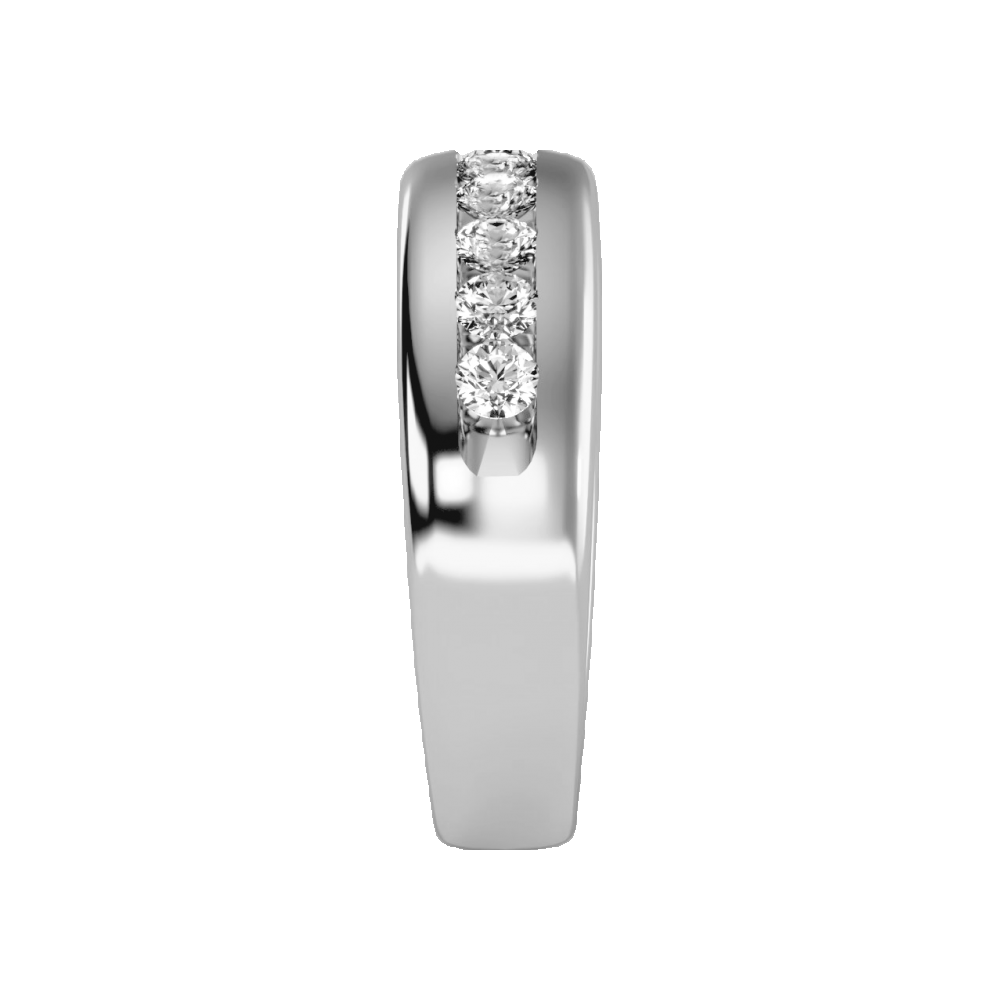 Bespoke Men's Band In 925 Sterling Silver - Three