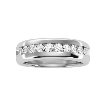 Bespoke Men's Band In 925 Sterling Silver - Four