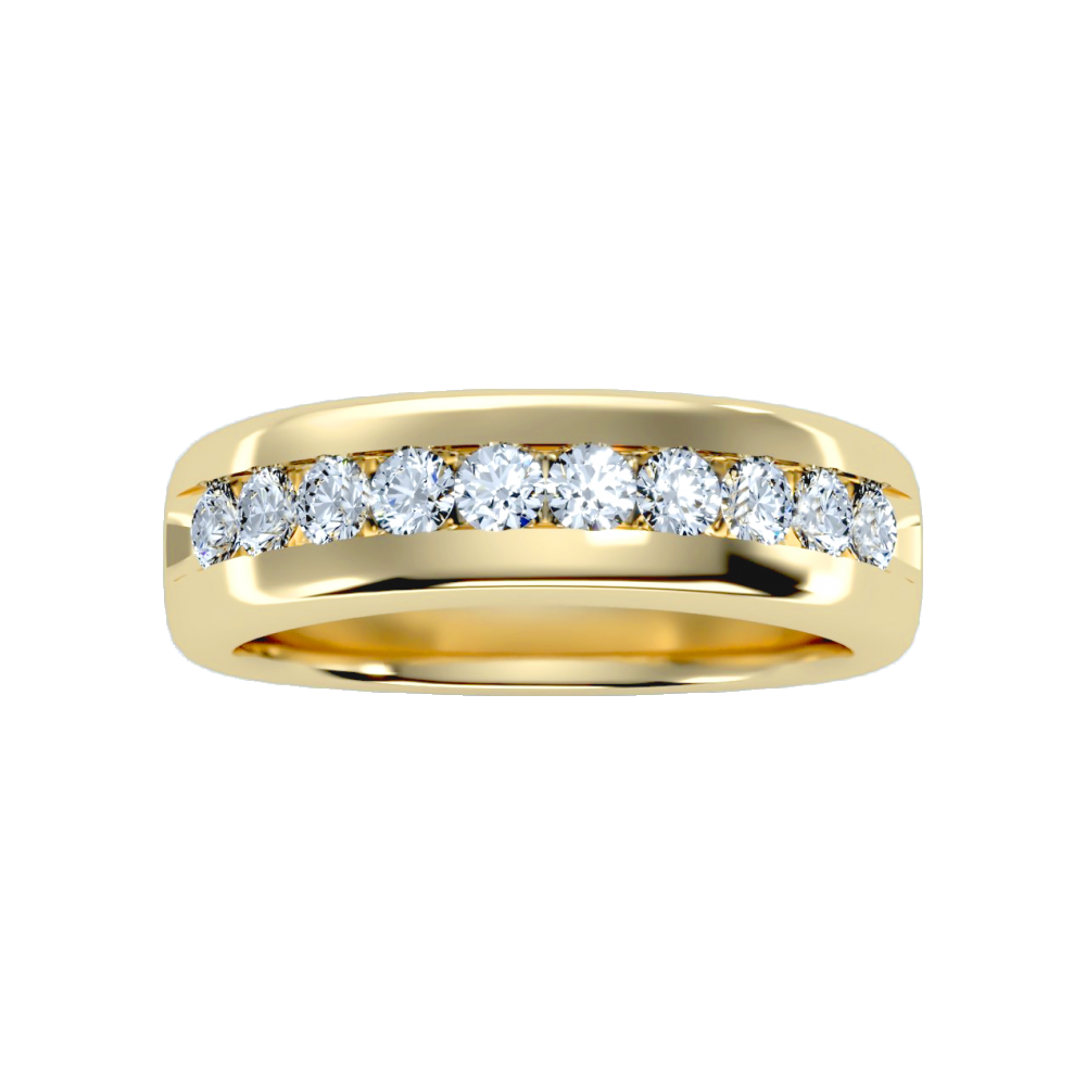 Bespoke Men's Band In 925 Sterling Silver - Eight
