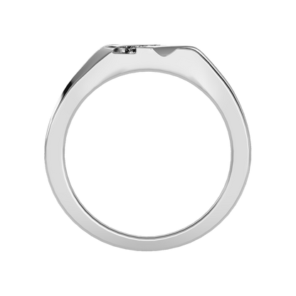 Blazing Men's Band In 925 Sterling Silver - Two