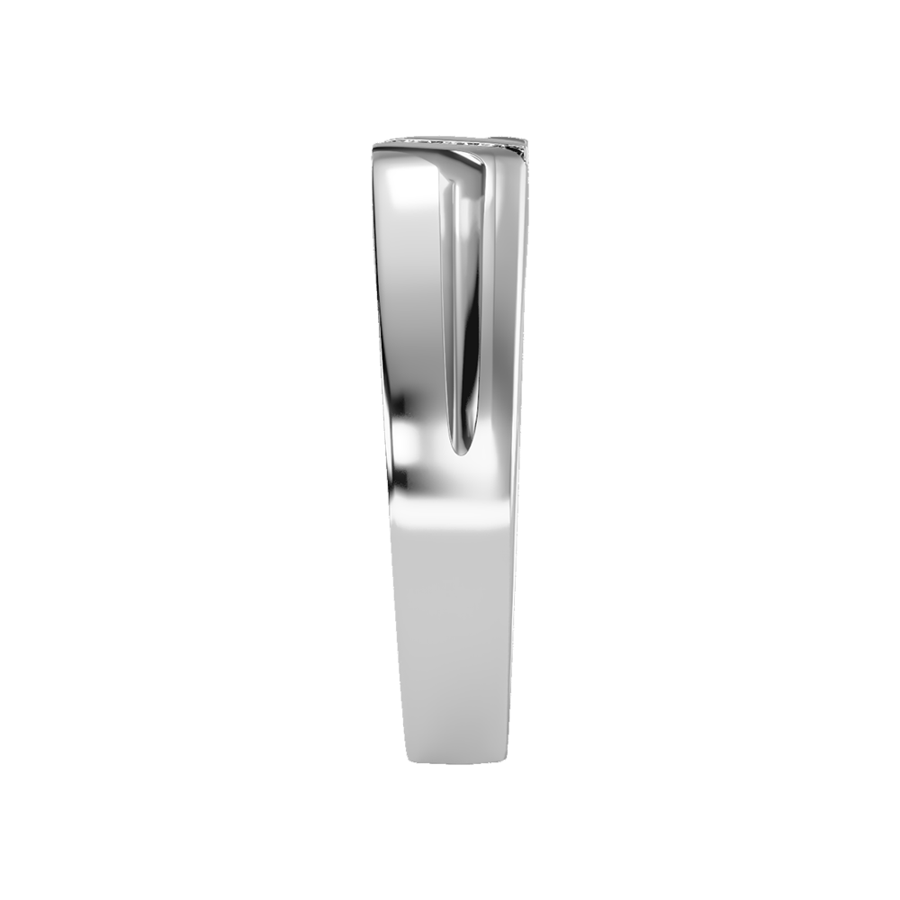 Blazing Men's Band In 925 Sterling Silver - Four