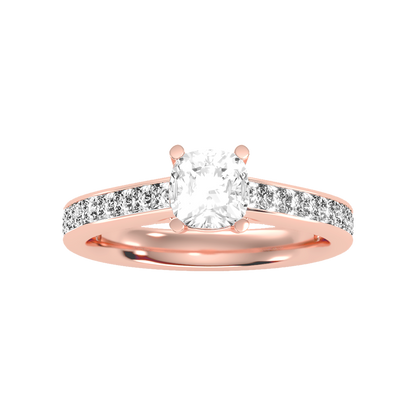 Blazing Solitaire Ring - Eleven