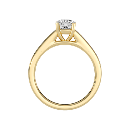 Blazing Solitaire Ring In 925 Sterling Silver - Eight