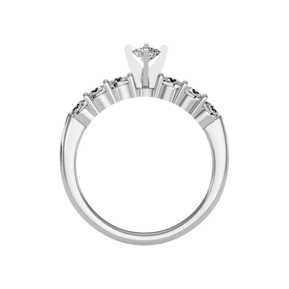 Blessing Solitaire Ring In 925 Sterling Silver - Eight